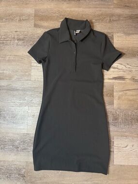 H&M | Dresses | Nwt Hm Plaid Check Mesh Overlay Mini Dress | Poshmark